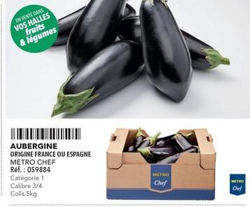 Metro Chef - Aubergine offre sur Metro