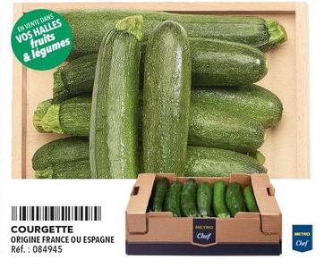 Courgette offre sur Metro