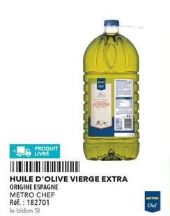 Metro - Chef Huile D'Olive Vierge Extra offre sur Metro