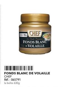 Chef - Fonds Blanc De Volaille offre sur Metro