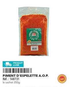 Piment D'Espelette A.O.P. offre sur Metro