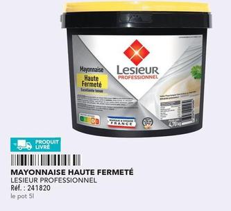 Lesieur Professionnel - Mayonnaise Haute Fermeté  offre sur Metro