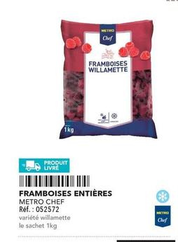 Metro - Chef Framboises Entières offre sur Metro