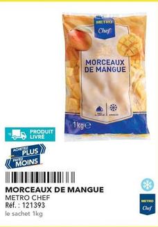 Metro - Chef Morceaux De Mangue offre sur Metro