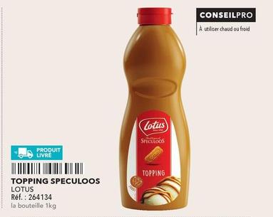 Lotus - TOPPING SPECULOOS offre sur Metro