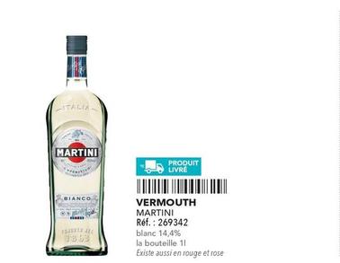 Martini - Vermouth  offre sur Metro