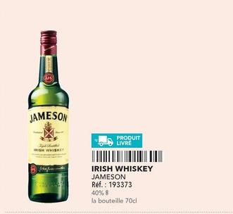 Jameson - IRISH WHISKEY offre sur Metro