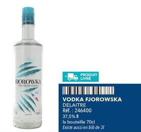 Delaitre - Vodka Fjorowska  offre sur Metro
