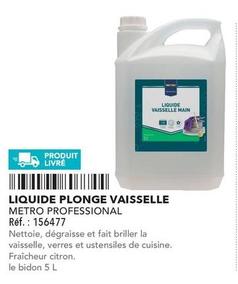 Metro Professional - Liquide Plonge Vaisselle offre sur Metro