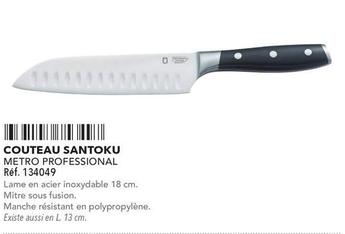 Metro Professional - Couteau Santoku  offre sur Metro