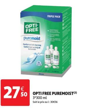 Opti Free - Puremoist offre à 27,5€ sur Auchan Hypermarché