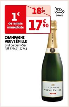 Champagne offre à 17,9€ sur Auchan Hypermarché
