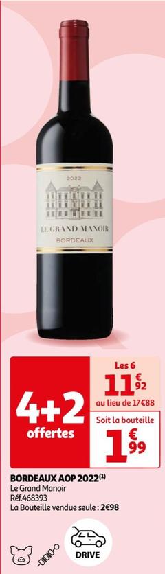 Vin offre à 2,98€ sur Auchan Hypermarché