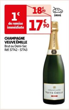 Champagne offre à 17,9€ sur Auchan Hypermarché