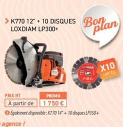 Packs Découpeuse K770 12" offre à 1750€ sur Loxam