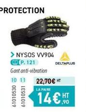 Deltaplus - Gants De Protection Nysos VV904 offre à 14,9€ sur Loxam