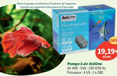 Anione Pompe À Air offre à 19,19€ sur Maxi Zoo