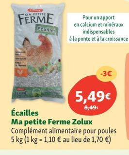 Zolux - Écailles Ma Petite Ferme  offre à 5,49€ sur Maxi Zoo