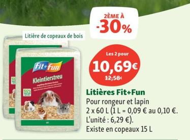 Fit+fun - Litières offre à 10,69€ sur Maxi Zoo