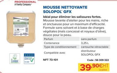 Gfx - Mousse Nettoyante Solopol  offre à 39,9€ sur Prolians