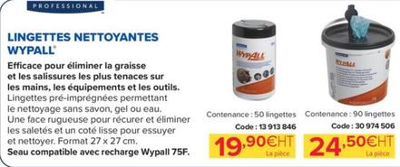 Wypall - Lingettes Nettoyantes offre à 19,9€ sur Prolians