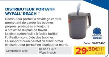 Wypall - Distributeur Portatif Reach offre à 29,5€ sur Prolians