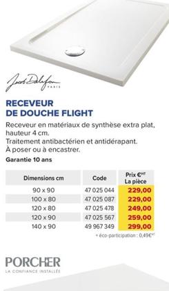 Receveur De Douche Flight offre à 229€ sur Prolians