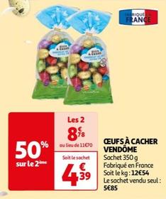Vendôme - Oeufs À Cacher  offre à 5,85€ sur Auchan Hypermarché