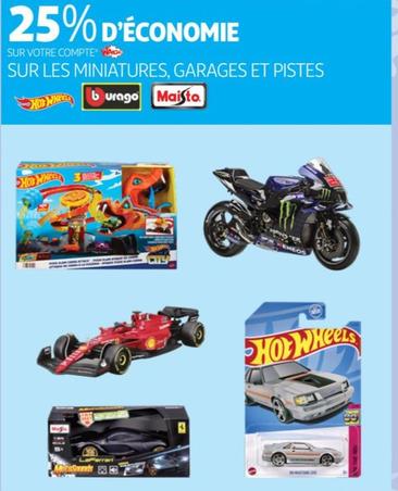 Hot Wheels - Sur Les Miniatures, Garages Et Pistes offre sur Auchan Hypermarché