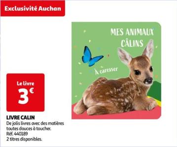 Livre Calin offre à 3€ sur Auchan Hypermarché