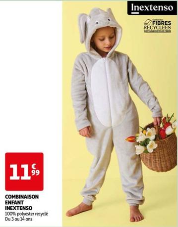 Inextenso - Combinaison Enfant  offre à 11,99€ sur Auchan Hypermarché