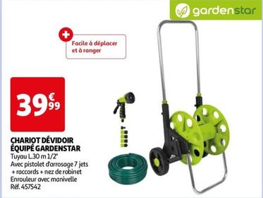 Gardenstar - Chariot Dévidoir Équipé  offre à 39,99€ sur Auchan Hypermarché