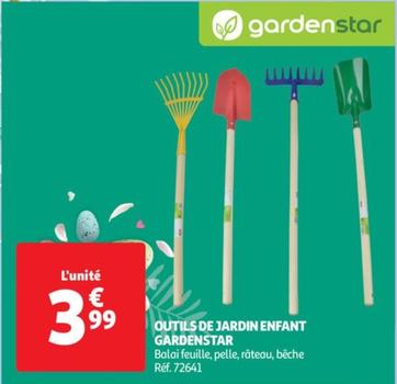  Gardenstar - Outils De Jardin Enfant offre à 3,99€ sur Auchan Hypermarché