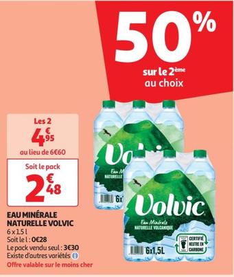 Volvic - Eau Minérale Naturelle offre à 3,3€ sur Auchan Hypermarché