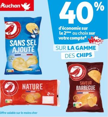 Auchan - La Gamme Chips offre sur Auchan Hypermarché