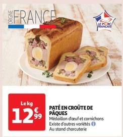Paté En Croûte De Pâques offre à 12,99€ sur Auchan Hypermarché
