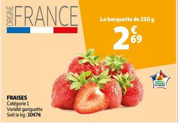 Fraises offre à 2,69€ sur Auchan Hypermarché