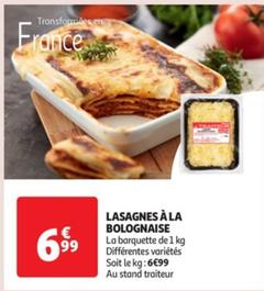 Lasagnes À La Bolognaise offre à 6,99€ sur Auchan Hypermarché
