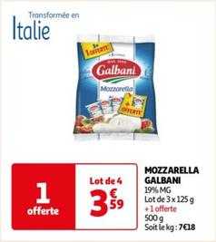 Galbani - Mozzarella offre à 3,59€ sur Auchan Hypermarché