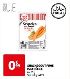 Isla Délice - Snacks Gout Fume  offre à 0,99€ sur Auchan Hypermarché