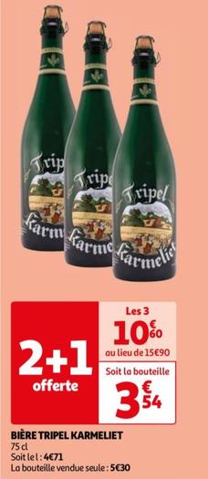 Tripel Karmeliet - Bière  offre à 5,3€ sur Auchan Hypermarché