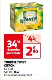 Tourtel Twist  - Citron offre à 2,9€ sur Auchan Hypermarché