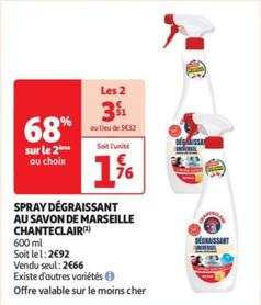 Chanteclair - Spray Dégraissant Au Savon De Marseille offre à 1,76€ sur Auchan Hypermarché