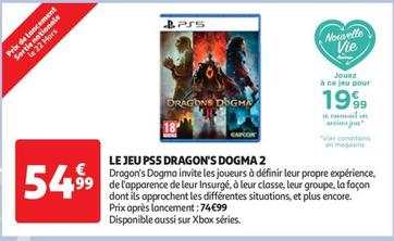 Capcom - Le Jeu PS5 Dragon'S Dogma 2 offre à 54,99€ sur Auchan Hypermarché