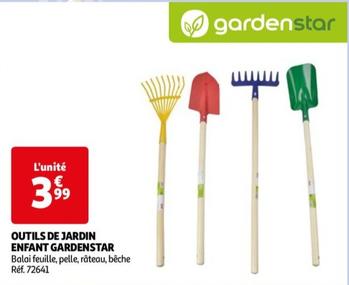 Gardenstar - Outils De Jardin Enfant  offre à 3,99€ sur Auchan Hypermarché