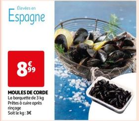 Moules De Corde offre à 8,99€ sur Auchan Hypermarché