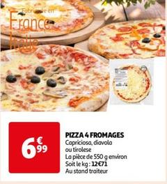 Pizza 4 Fromages offre à 6,99€ sur Auchan Hypermarché