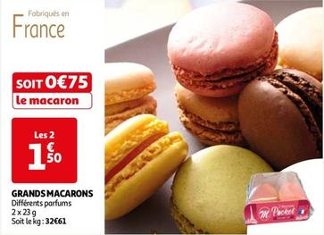 Grands Macarons offre à 1,5€ sur Auchan Hypermarché