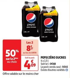 Pepsi - Zéro offre à 4,09€ sur Auchan Hypermarché