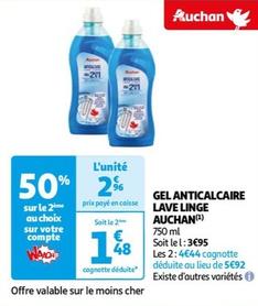 Auchan - Gel Anticalcaire Lave Linge  offre à 2,96€ sur Auchan Hypermarché